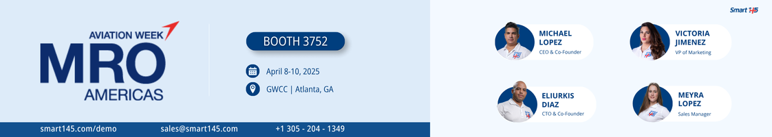 MRO Americas 2025 | Smart 145 MRO Aviation Software