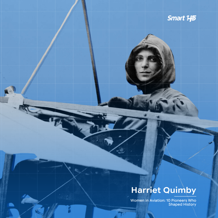 Women in aviation | Harriet Quimby first licensed female pilot in the United States