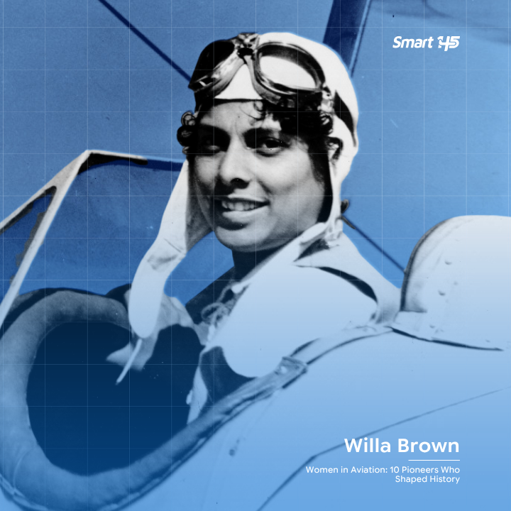 Women in aviation | Willa Brown became one of the first African American women in the United States to earn both a pilot’s license and a commercial pilot certificate