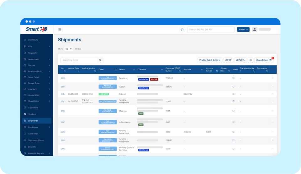 Guide for Work Order Management for MROs | Step by step in Smart 145