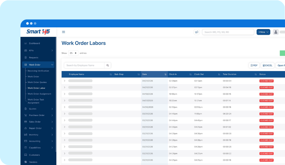 Guide for Work Order Management for MROs | Step by step in Smart 145