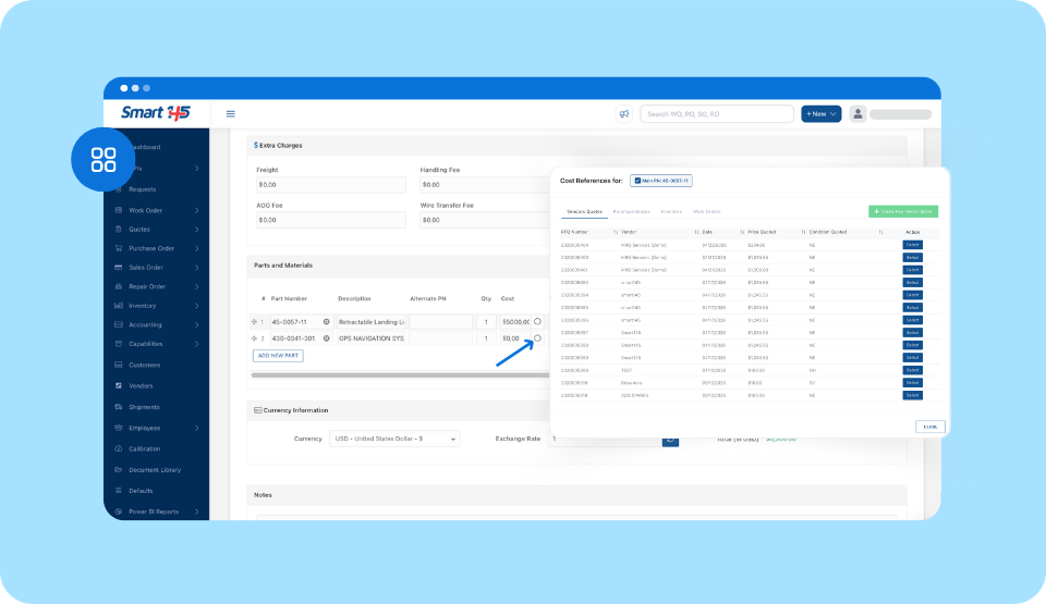 Guide for Work Order Management for MROs | Step by step in Smart 145