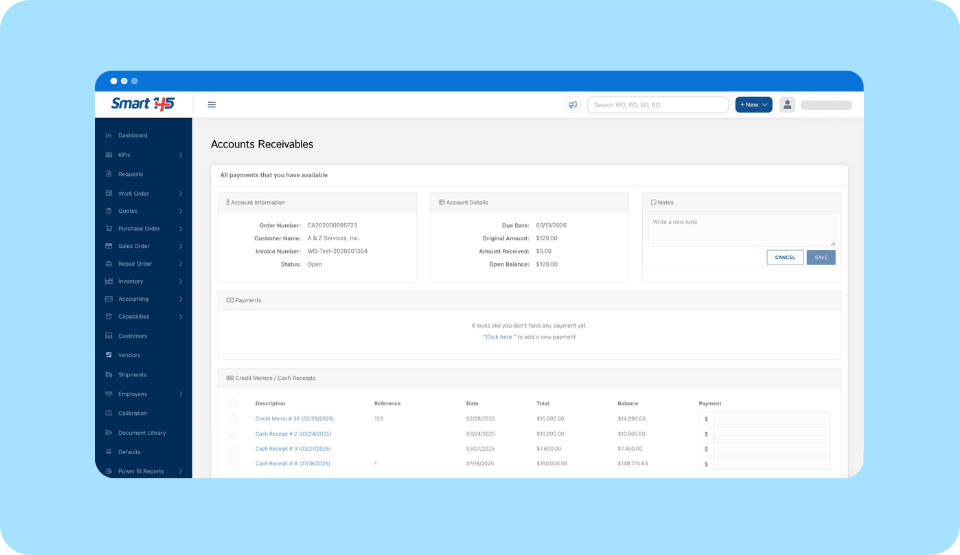 Guide for Work Order Management for MROs | Step by step in Smart 145