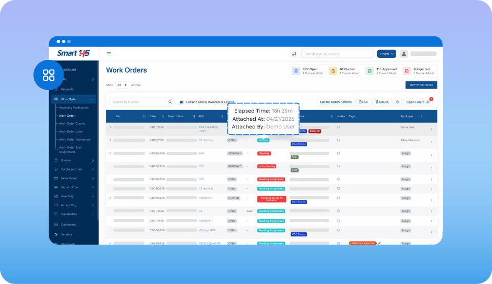 Smart 145 2025 Updates | Aviation ERP Software
