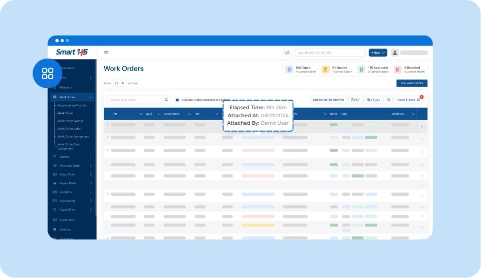 Aviation ERP Replacement | Smart 145